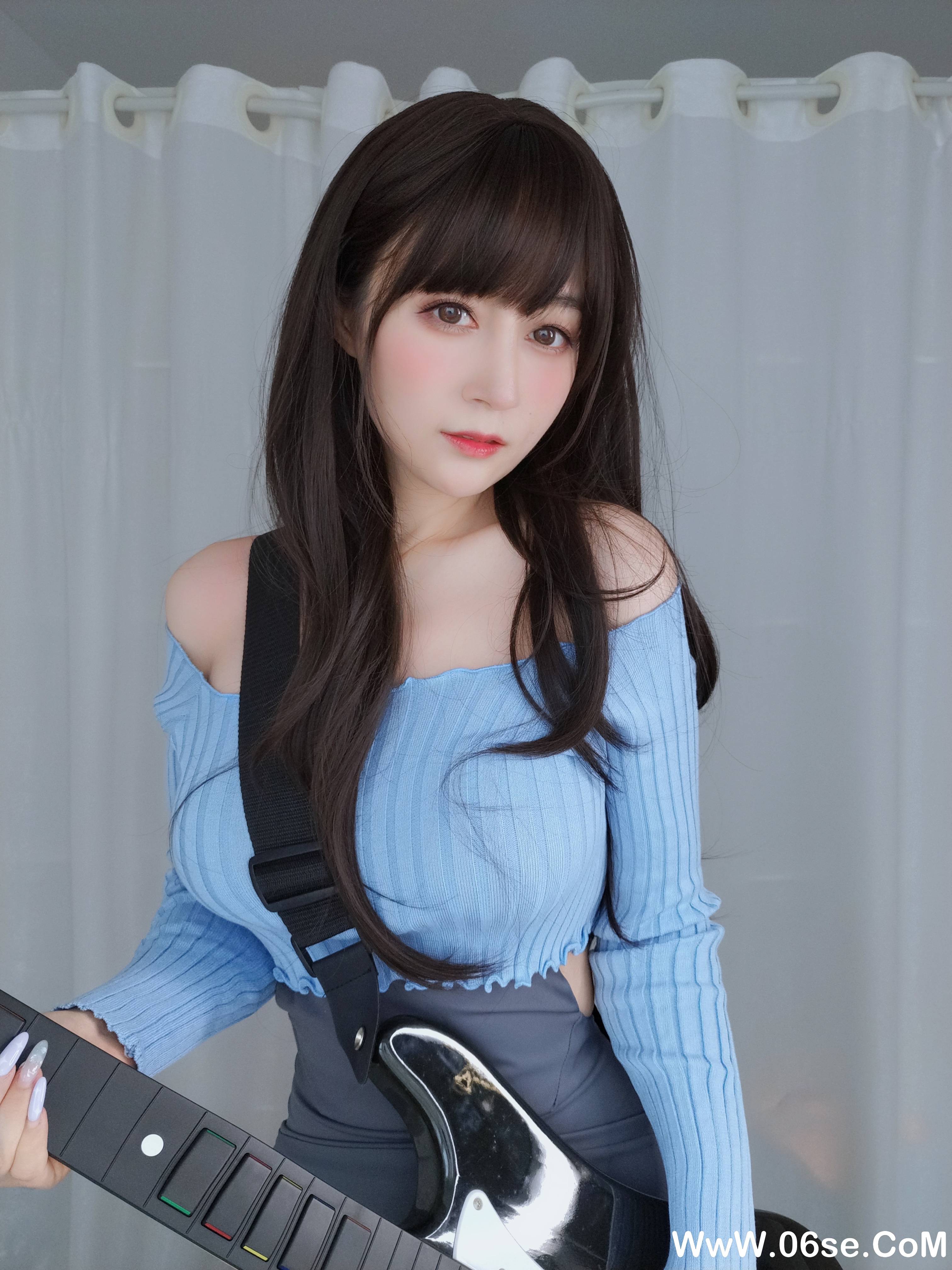 图片[62]-Coser小姐姐白银 NO.093 – 吉他妹妹 [164P888M]-六色网