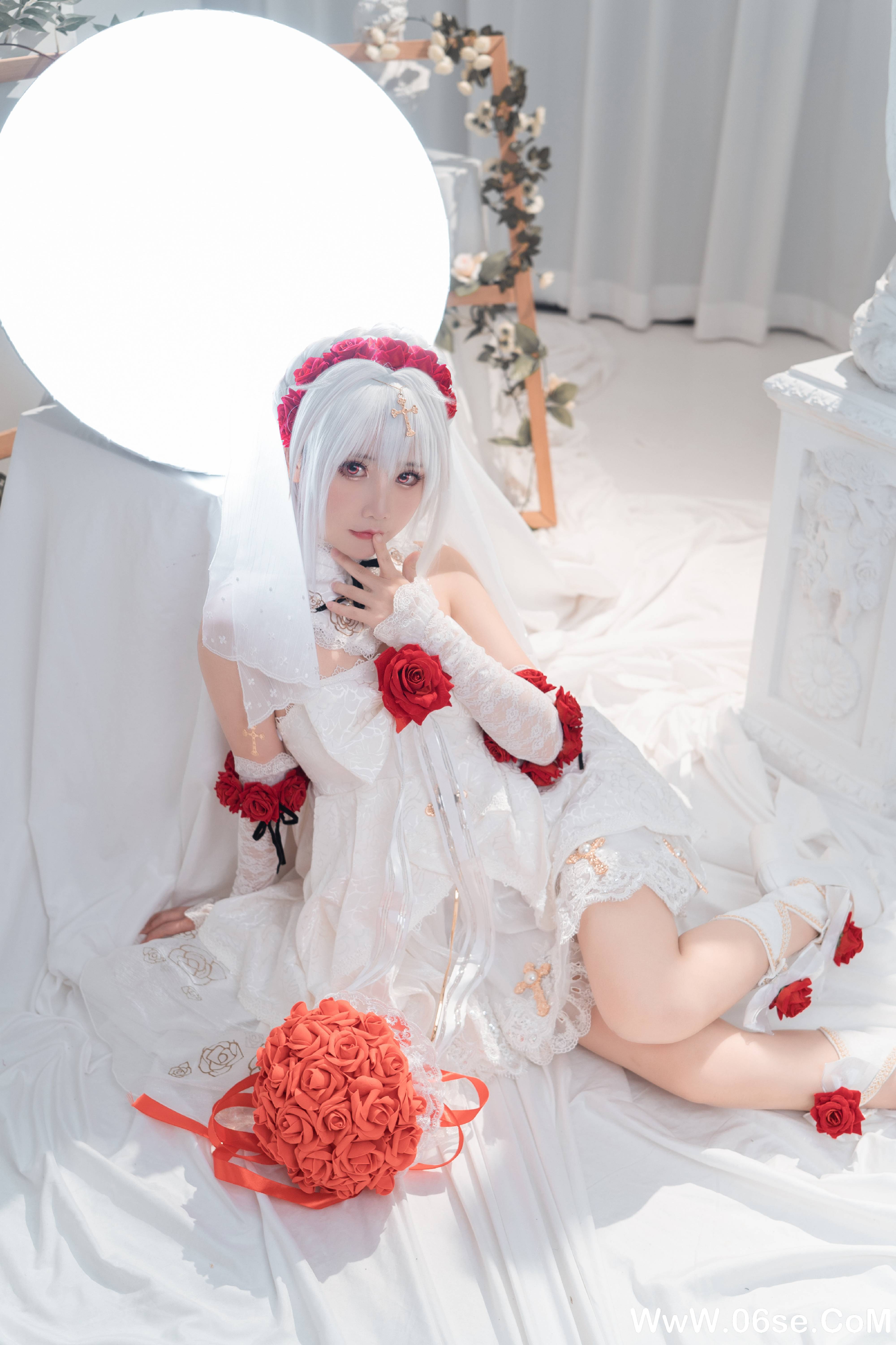 图片[10]-Coser面饼仙儿 NO.082– 德丽莎婚纱 [13P90P]-六色网