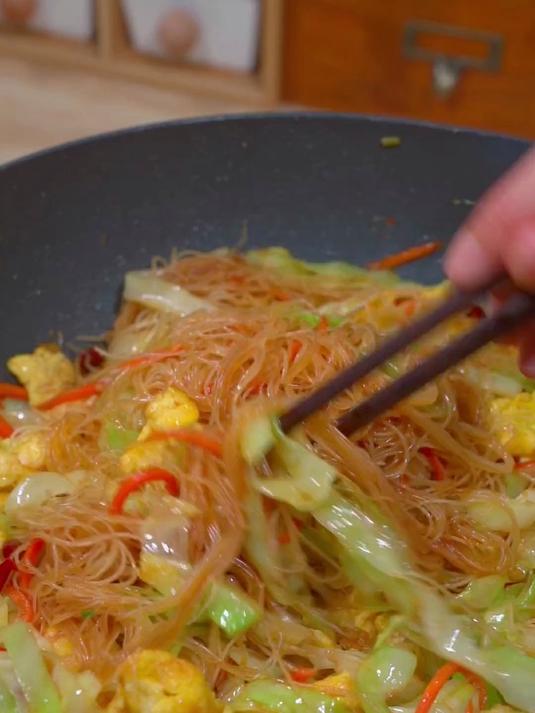 家常炒粉做法 #米粉#