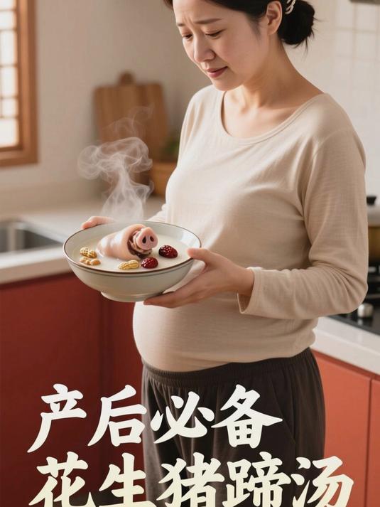 产后滋补营养汤|花生猪蹄汤,催乳又补气血
