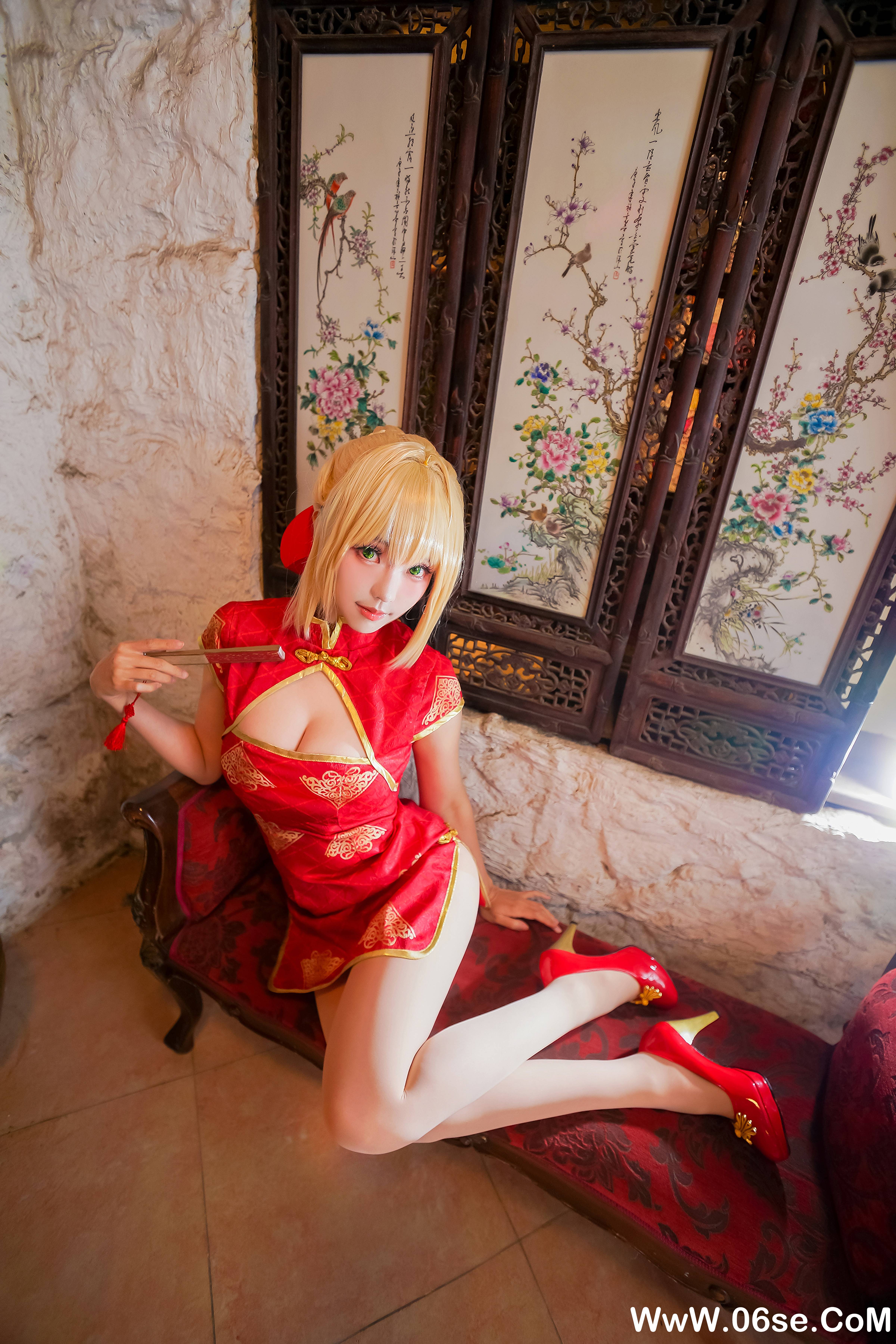 图片[17]-Ely_eee(ElyEE子) NO.029 — 尼禄 红旗袍[21P128M]-六色网