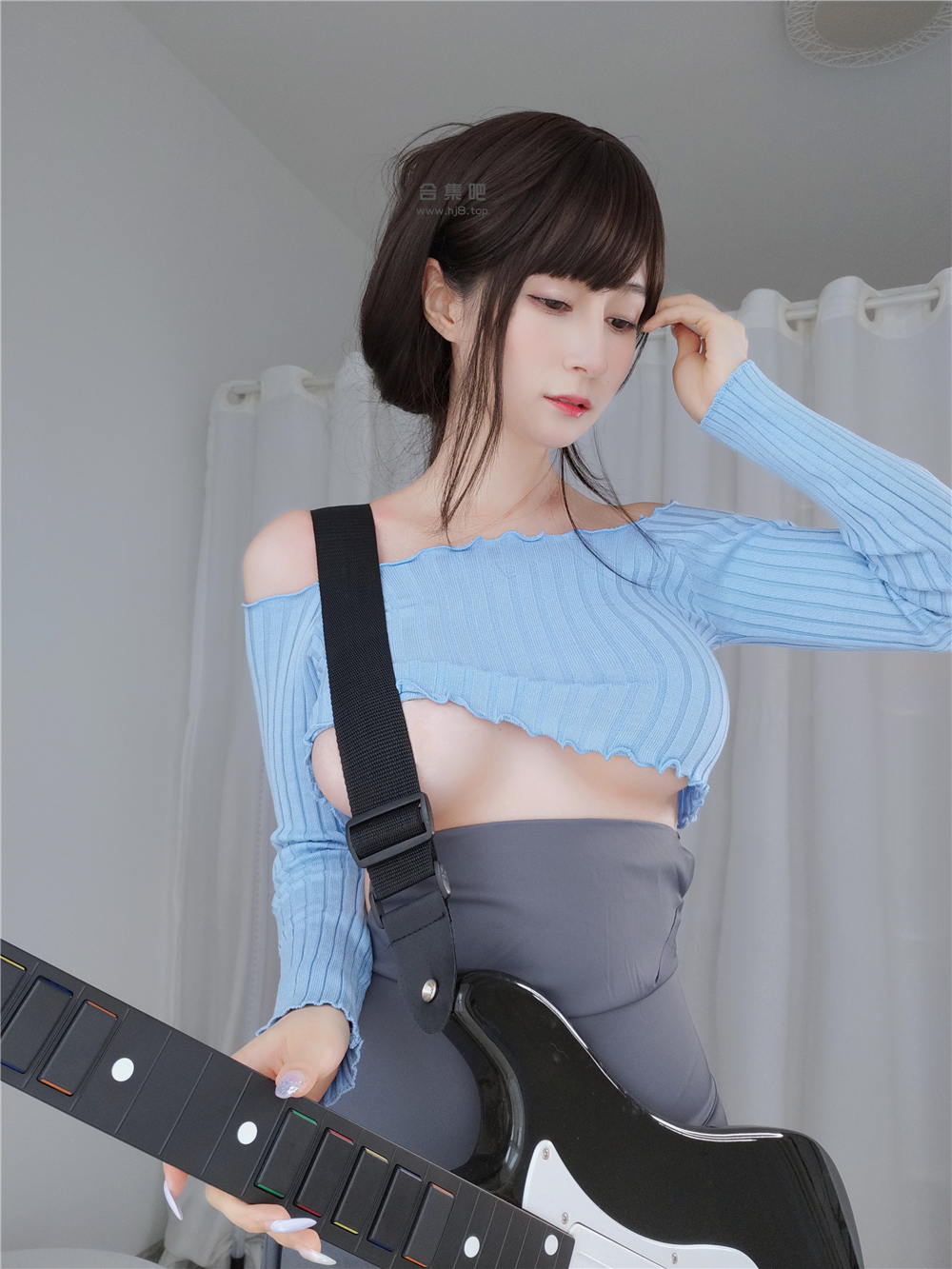 图片[13]-Coser小姐姐白银 NO.093 – 吉他妹妹 [164P888M]-六色网