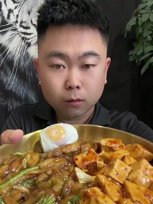 #热爆趣创赛#烧茄子盖饭 麻辣豆腐 酱茄子
