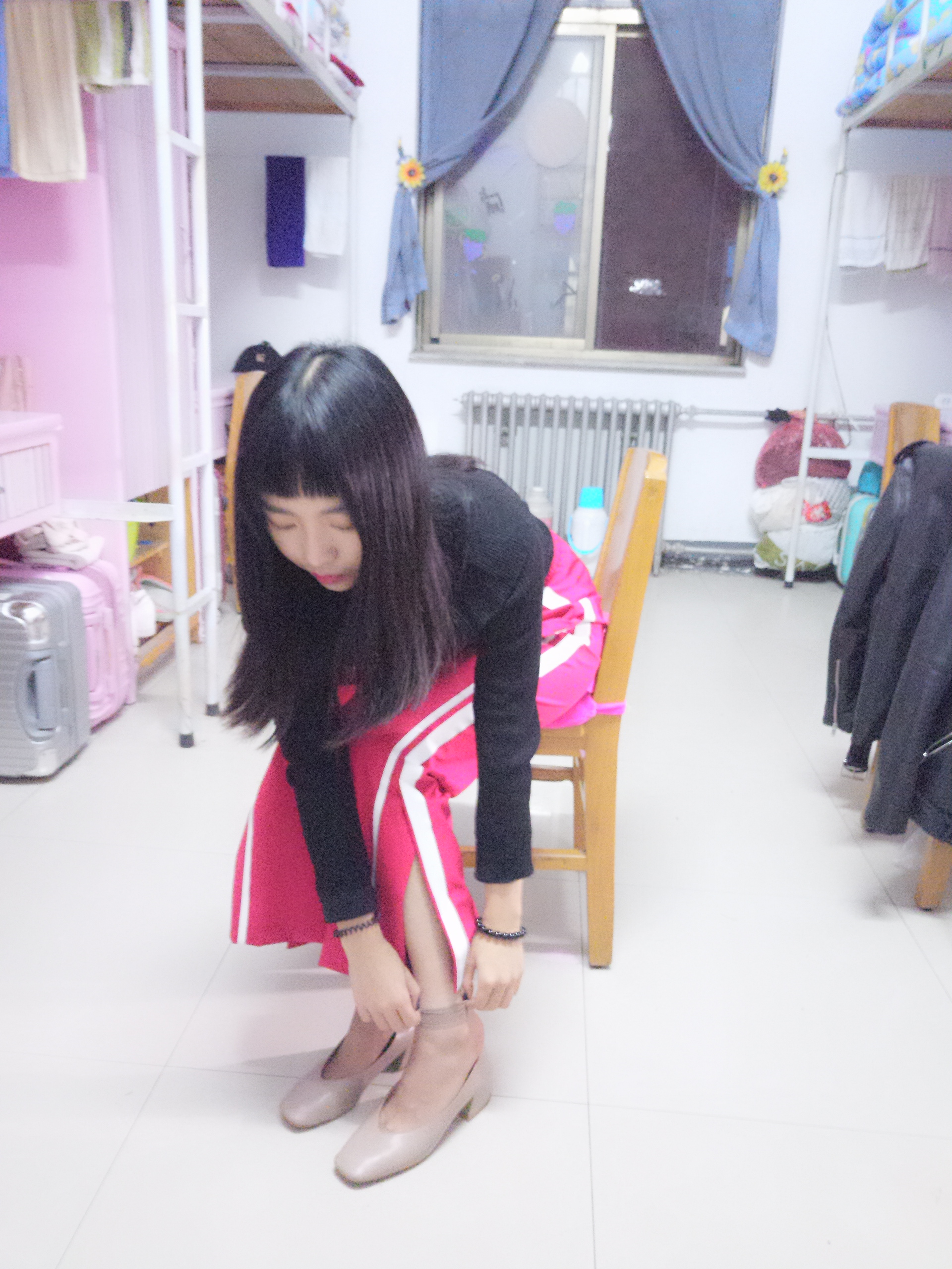 图片[78]-学妹校园寝室短丝系列002期 张梦想[104P201M]-六色网