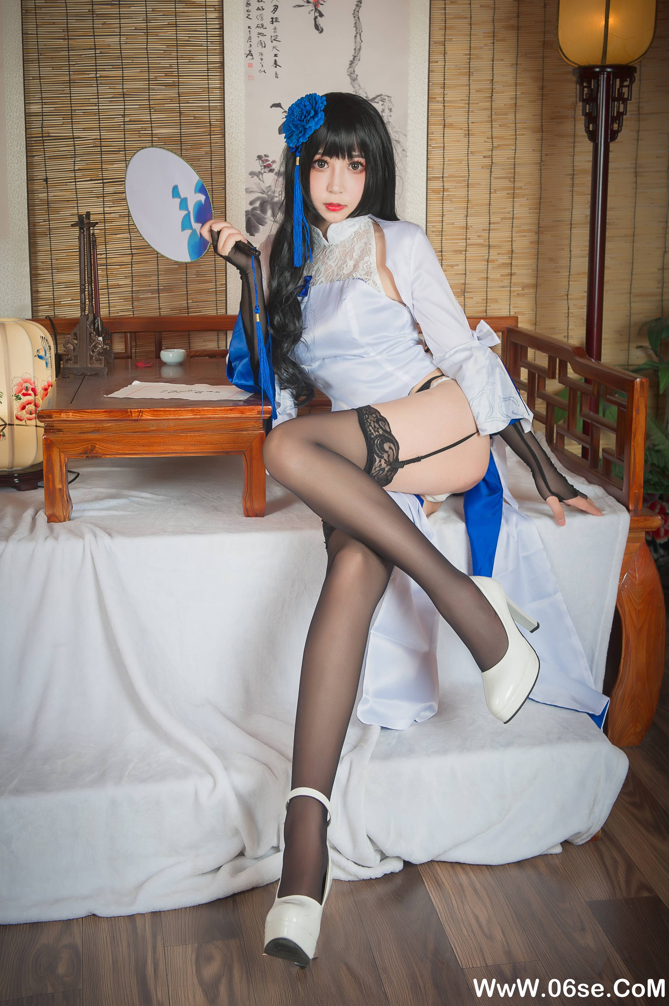 图片[13]-黑米粥 NO.003 –  95式玉玲珑旗袍 [23P122M]-六色网