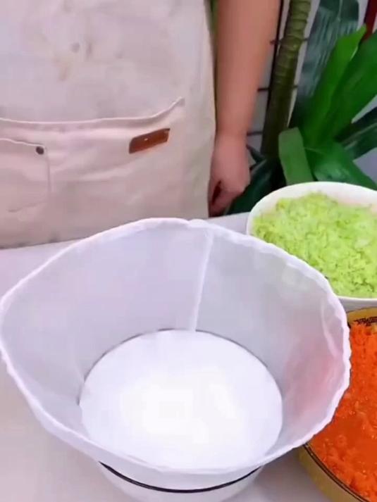 挤菜袋豆浆过滤袋过滤网纱神器多功能帽子形状腌蔬菜脱水袋