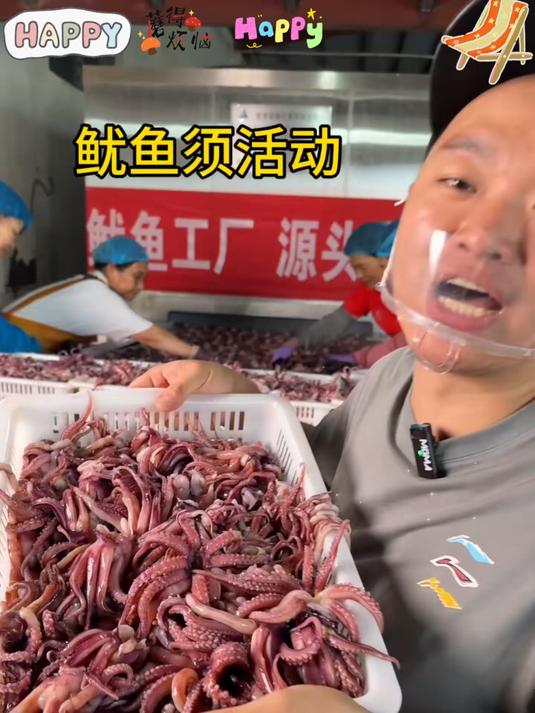 好吃不贵的新鲜鱿鱼须来啦厂家直发新鲜捕捞人工去眼去牙干净无比