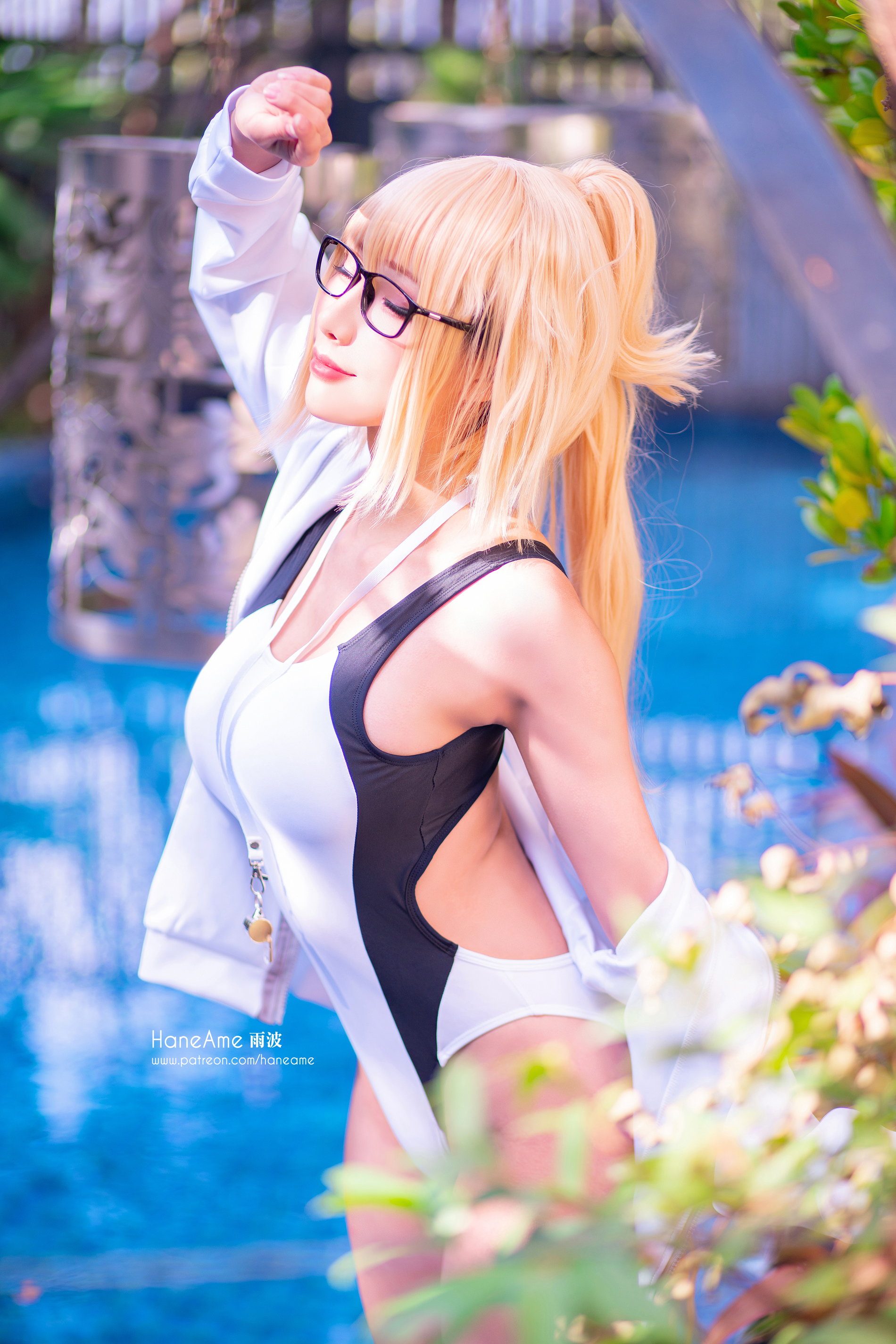 图片[6]-Hane Ame 雨波写真 NO.047 – 白贞泳装[8P+1V28M]-六色网