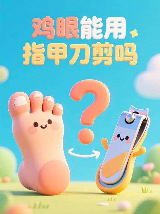 鸡眼能用指甲刀剪吗