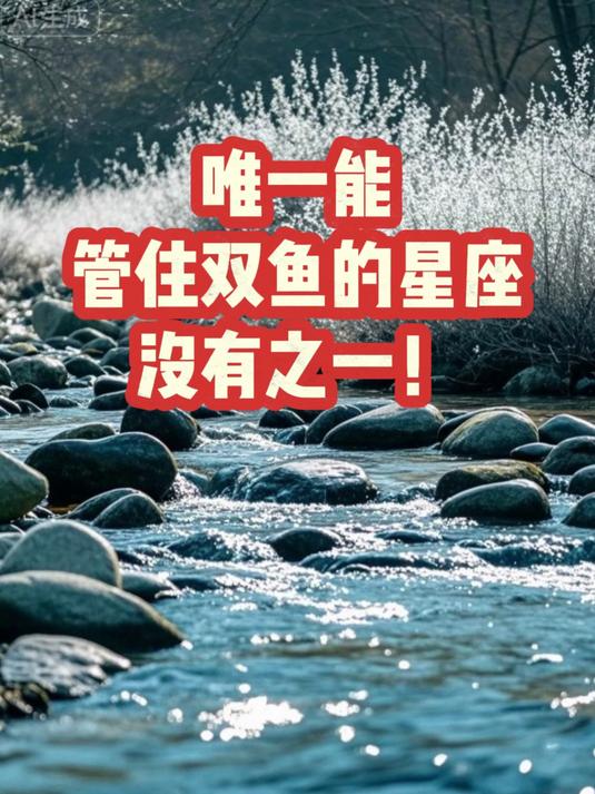 唯一能管住双鱼的星座,没有之一!