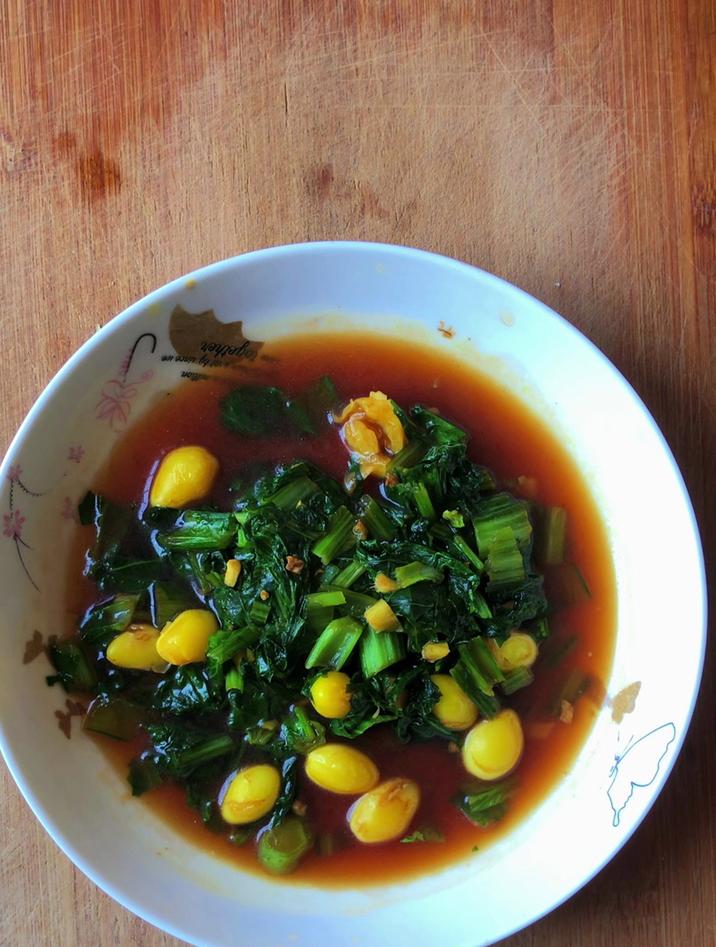 小萝卜缨子怎么做好吃又简单,像我这样炒白果,简单好吃