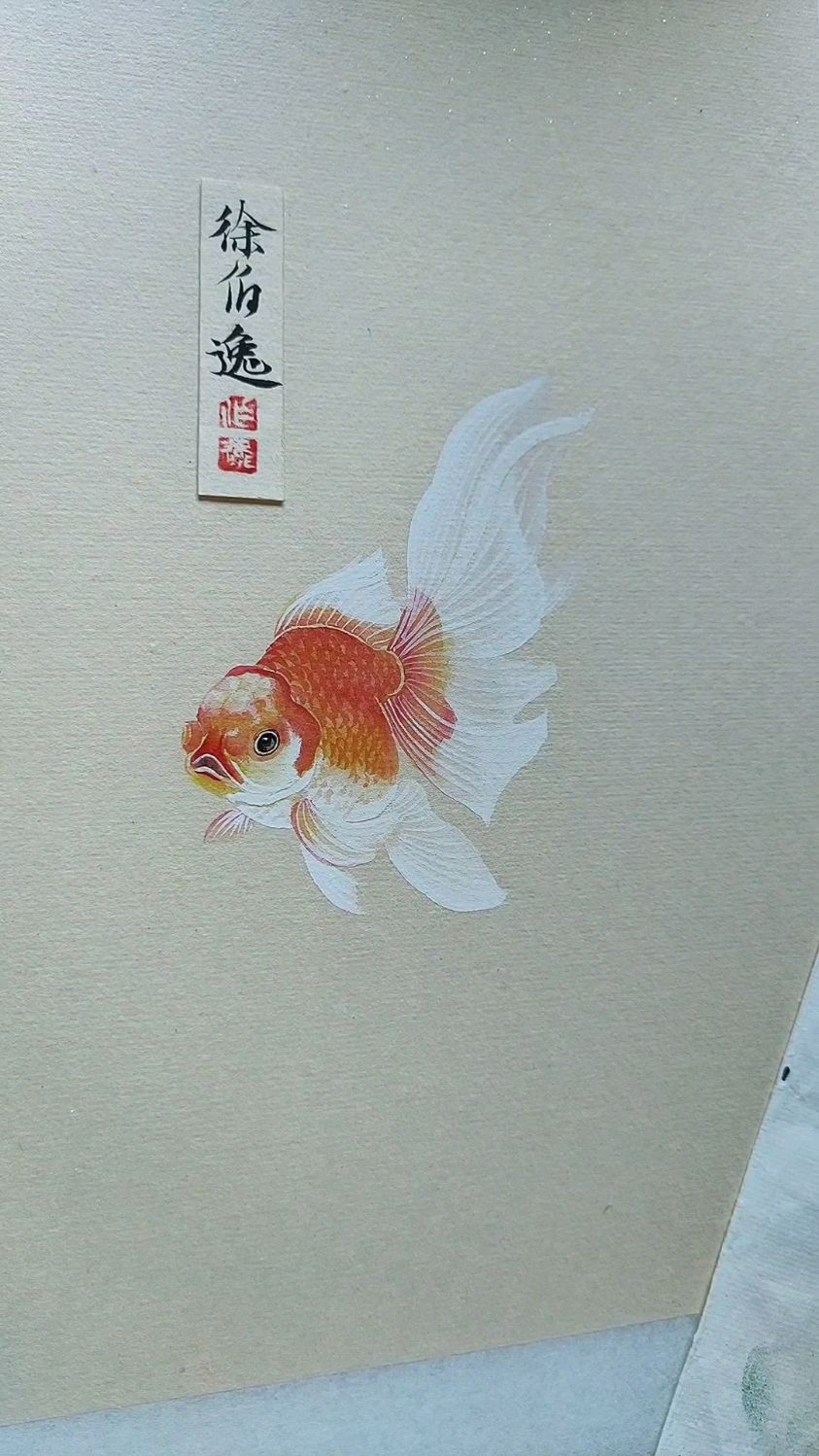 画一条萌萌的金鱼