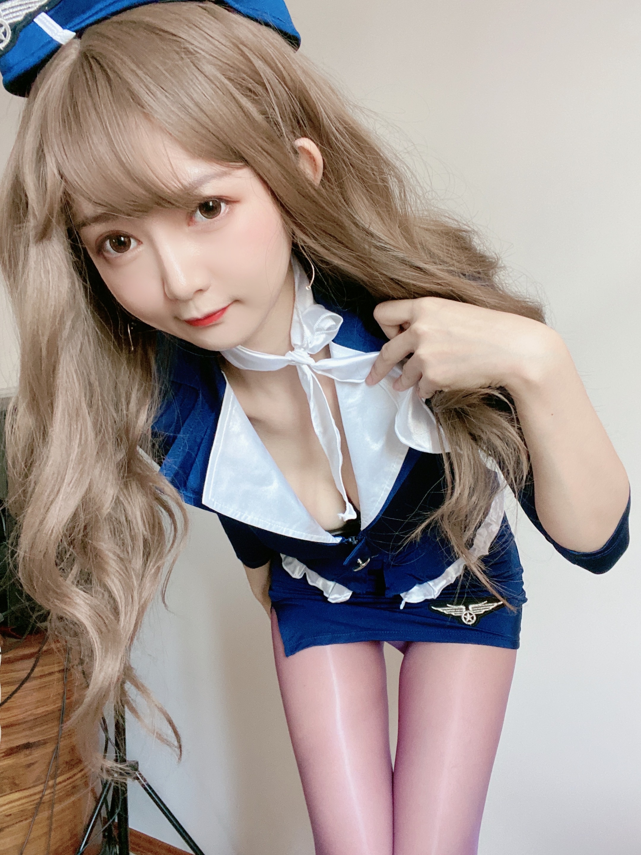 图片[4]-51酱 NO.007 — 蓝色制服装[35P+3V115M]-六色网