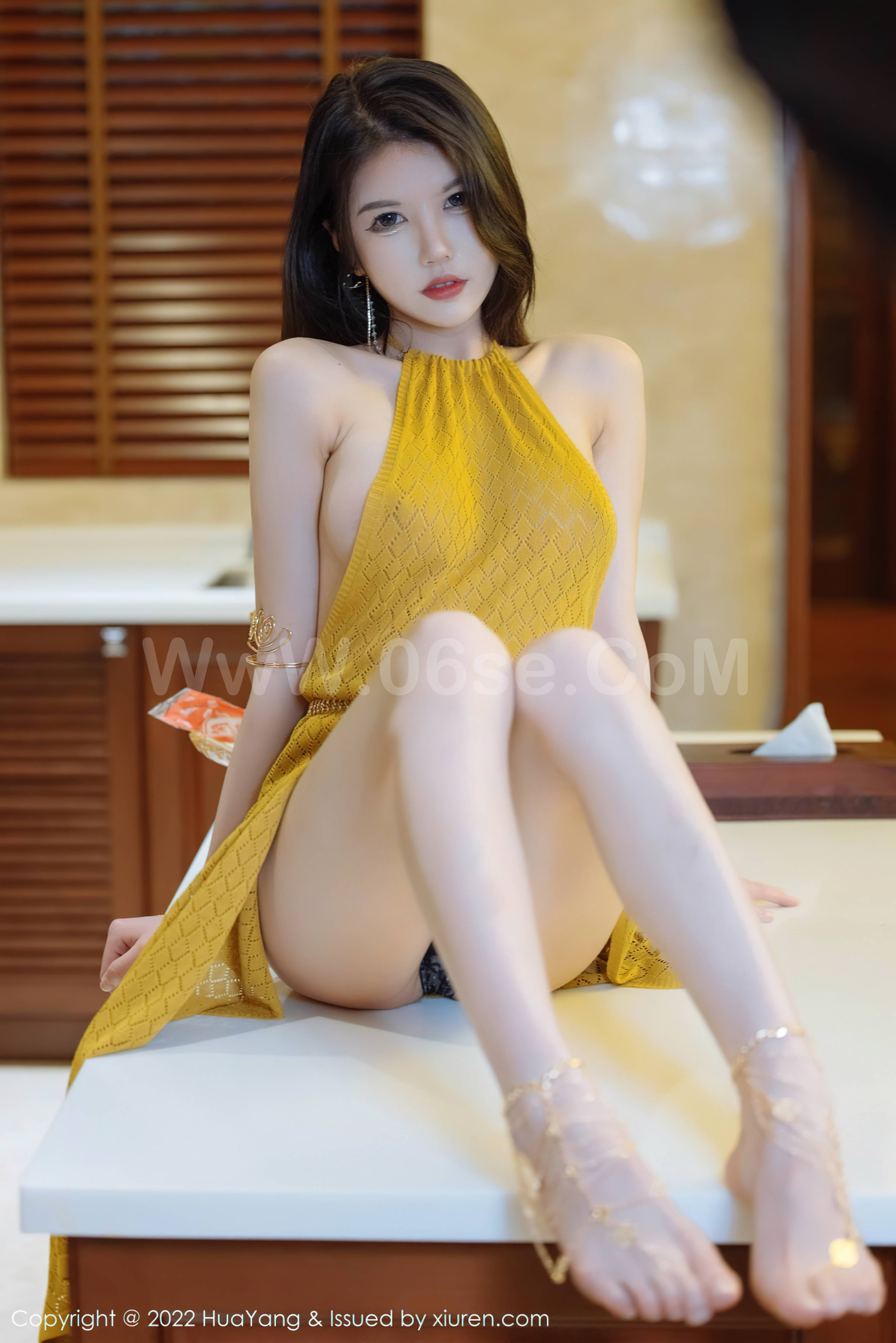 图片[16]-HuaYang Vol.490 媛媛酱belle-六色网