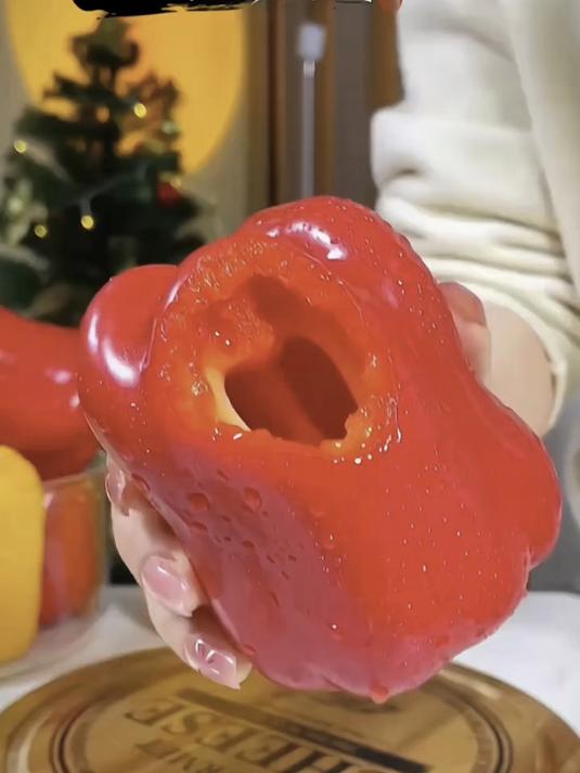 水果椒界的颜值担当!五彩甜椒每口都是脆甜多汁,维C含量翻倍