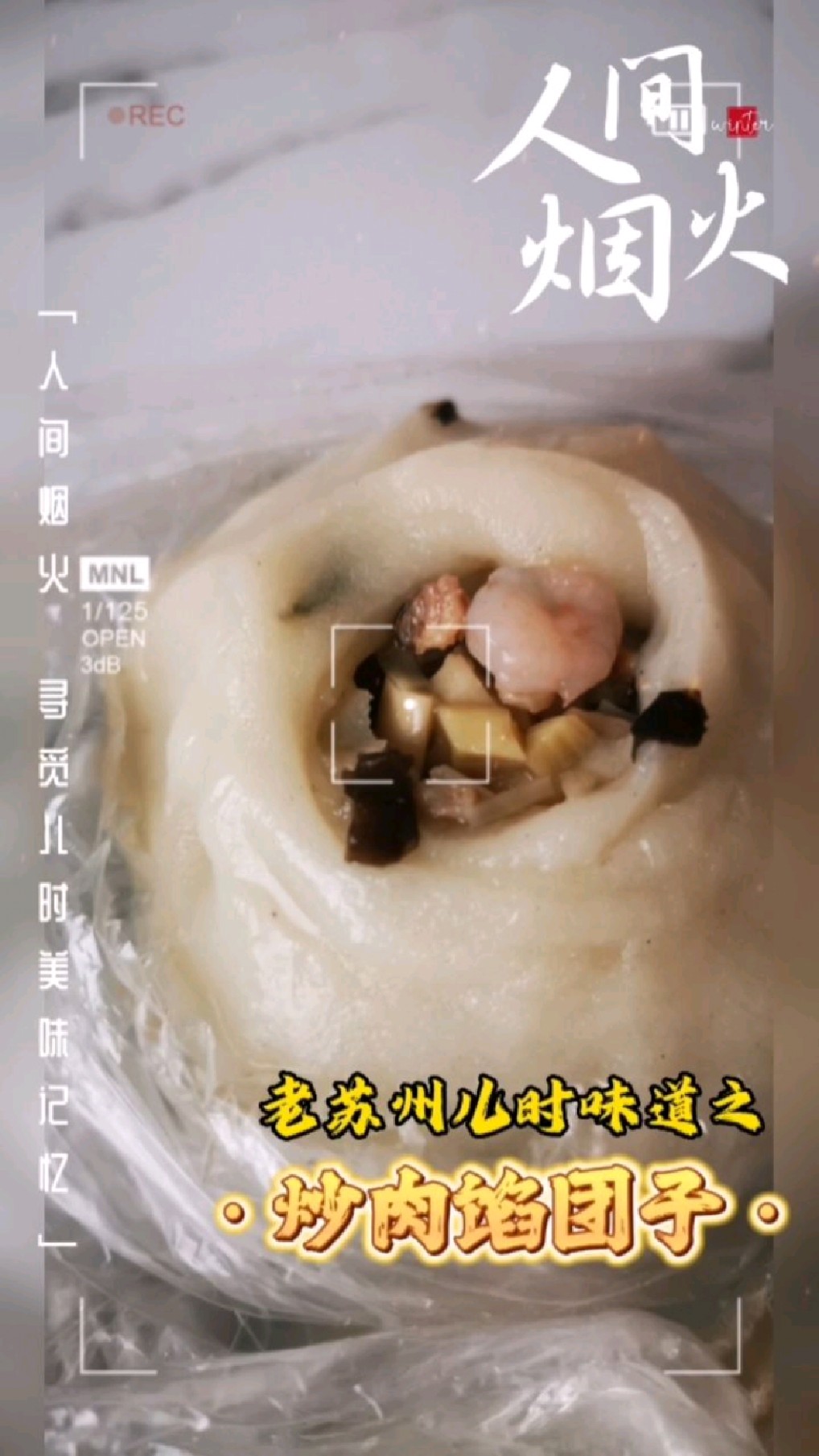 老苏州带你寻觅儿时美味记忆系列: 炒肉馅团子