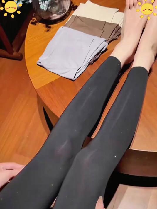 一抹无痕隐赘肉,鲨鱼裤化身腿精神器,穿搭超省心