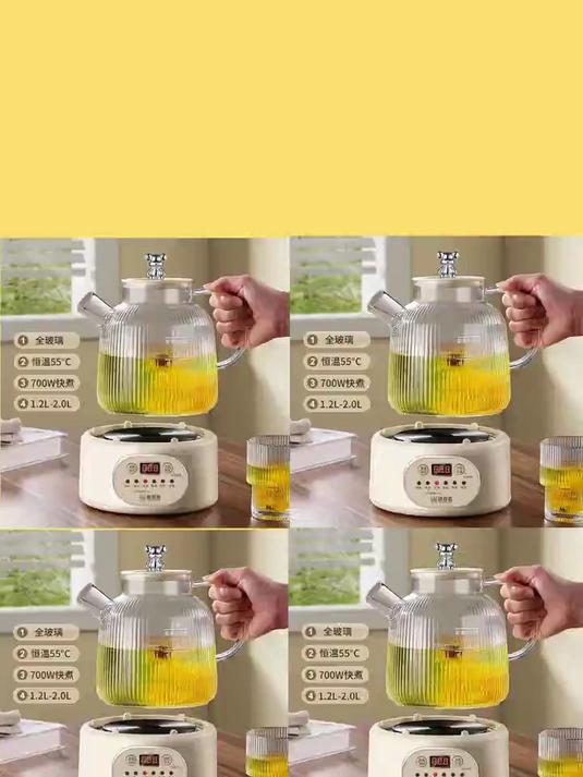 全玻璃养生壶办公室全自动烧水煮茶壶家用多功能煮茶器3048