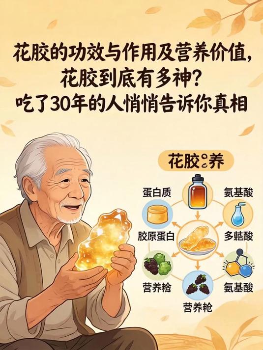 花胶的功效与作用及营养价值，花胶到底有多神？吃了30年的人悄悄告诉你真相