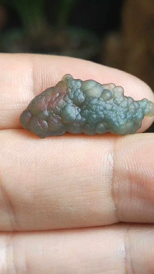 个人收藏：黑山玛瑙【青色鱼化龙】，共赏！