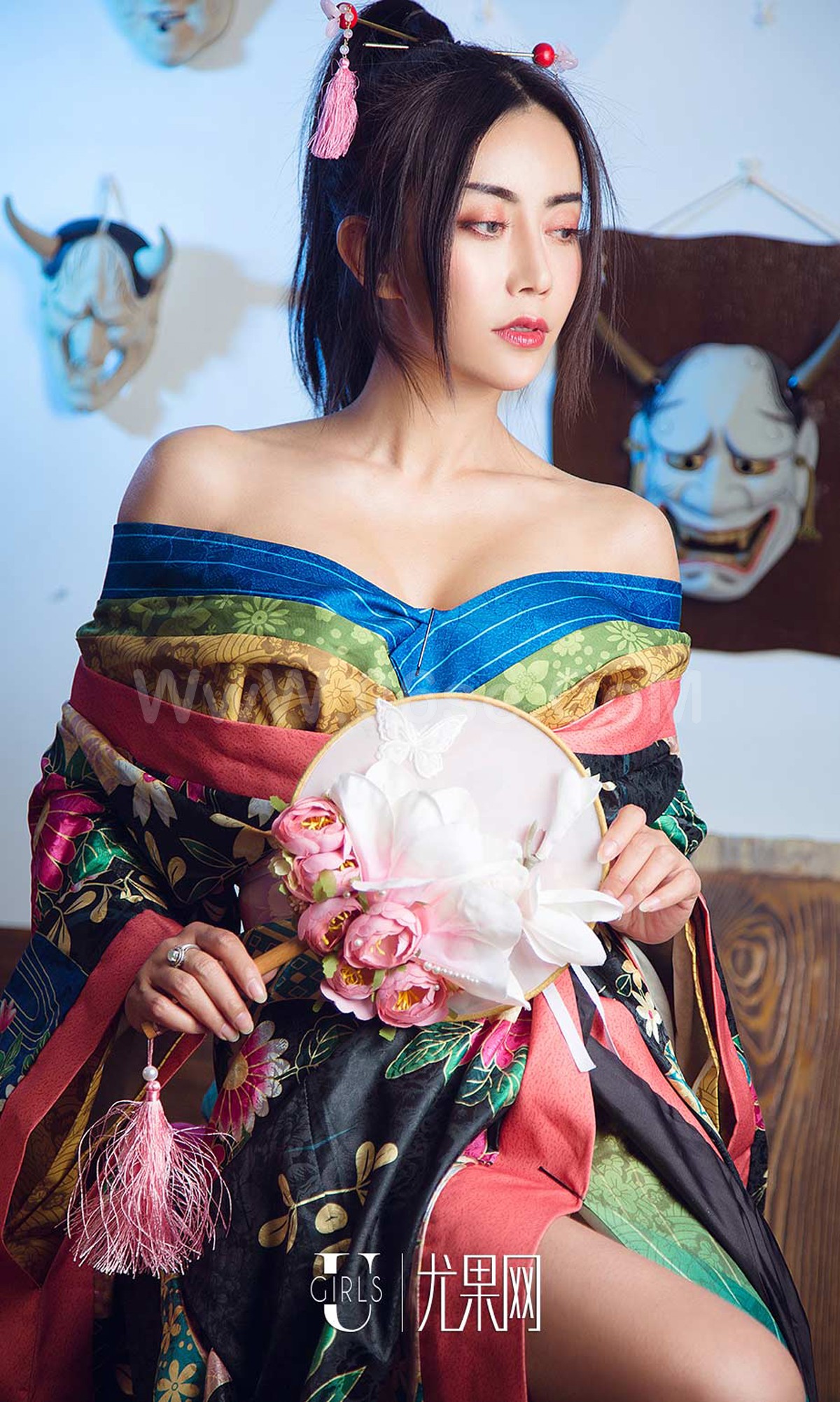 图片[28]-[Ugirls爱尤物] No.1321  Xuan Chen (萱宸) & Jin Zi Lin (金梓林) & 兔子-六色网
