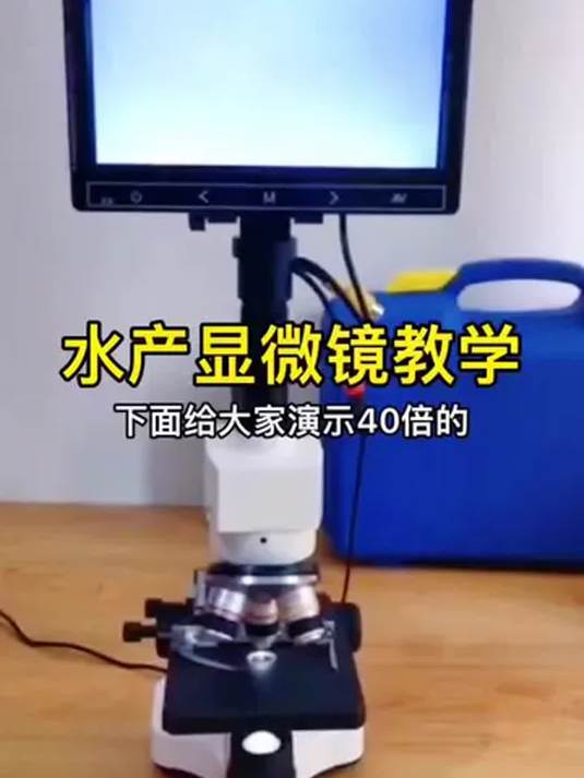 水产养殖:显微镜看虫看藻,轻松把控池塘水质!