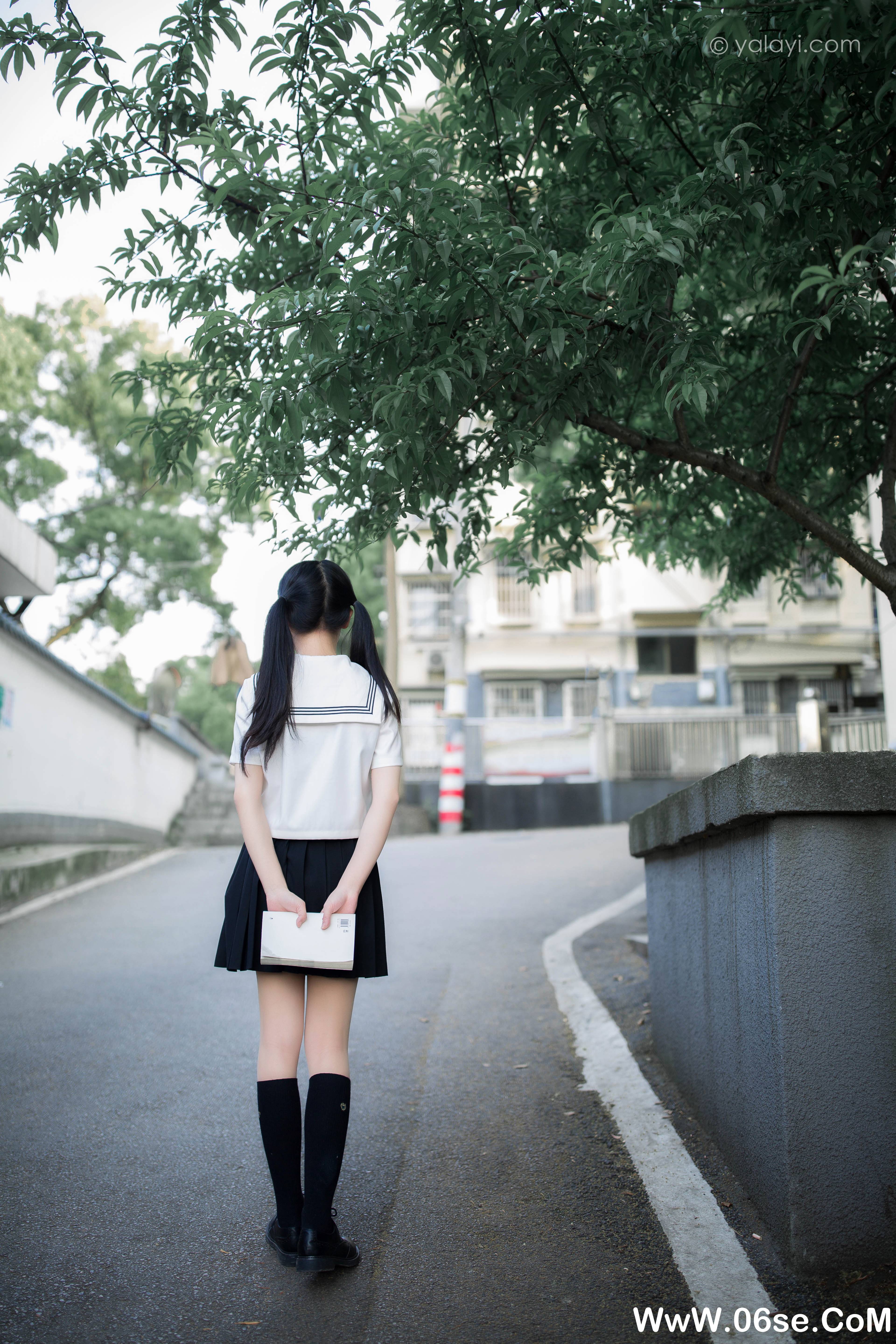 图片[6]-[YALAYI雅拉伊] 2020.07.20 NO.671 妙妙《放学一起走》[41P+1P360M]-六色网