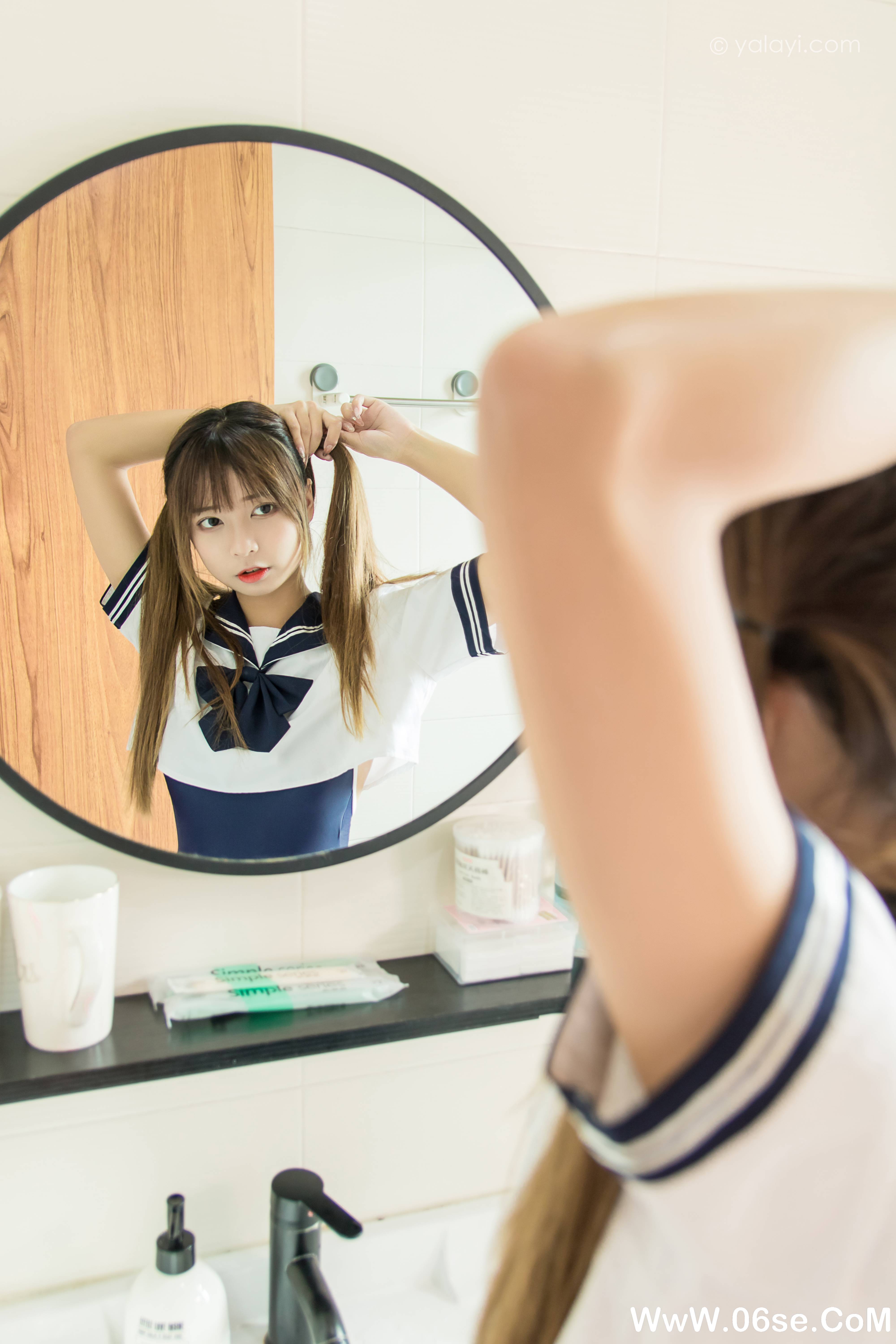 图片[42]-[YALAYI雅拉伊] 2020.08.01 NO.681 阿禾《少女的夏天》[48P+1P387M]-六色网
