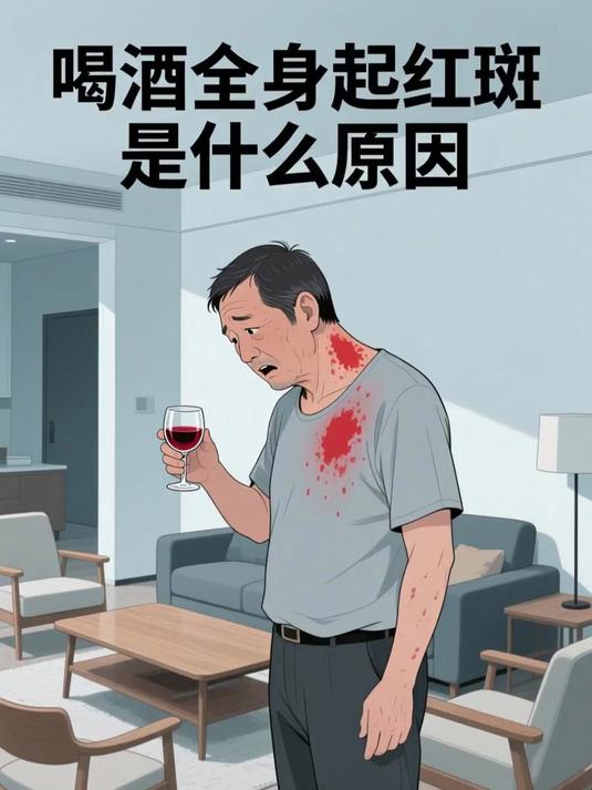 喝酒全身起红斑是什么原因