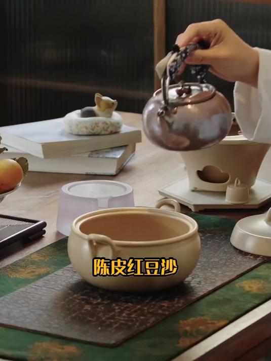 益脑陈皮红豆沙:补充营养,思维清晰反应快