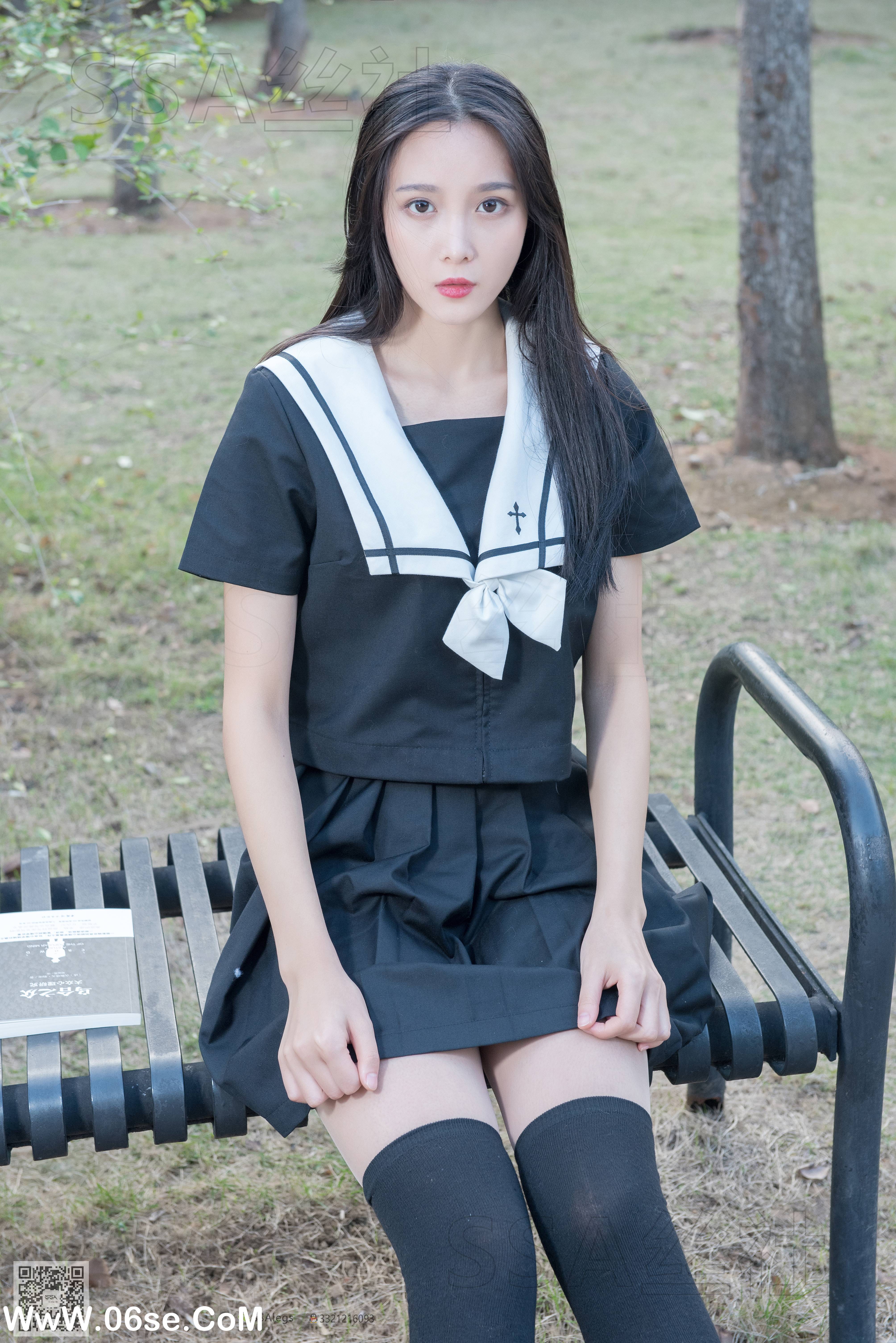 图片[57]-[SSA丝社] NO.060 君君 JK制服游公园[111P2.00G]-六色网
