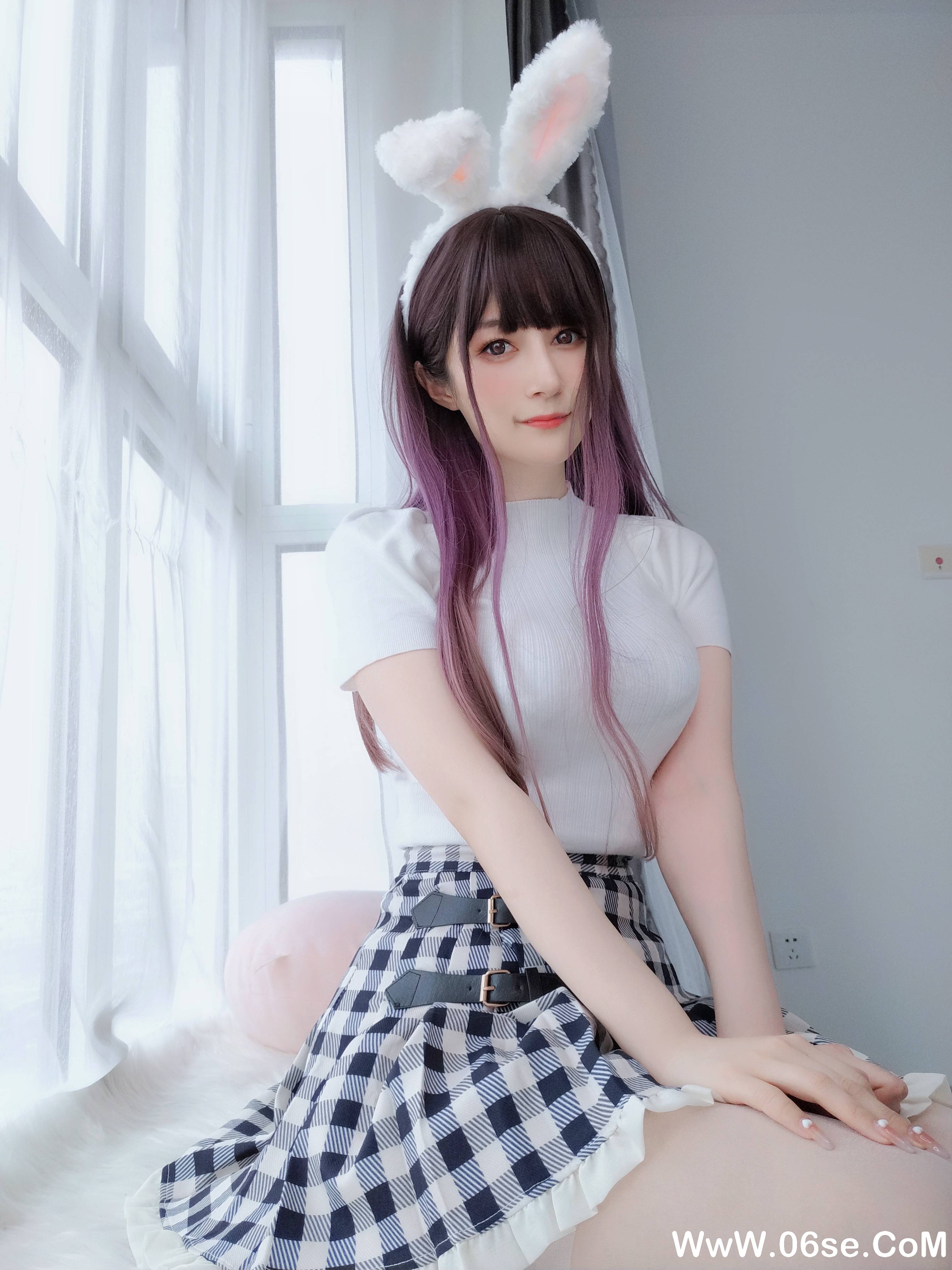 图片[88]-Coser小姐姐白银 NO.152 — 白丝兔女郎[168P+7V1.19G]-六色网