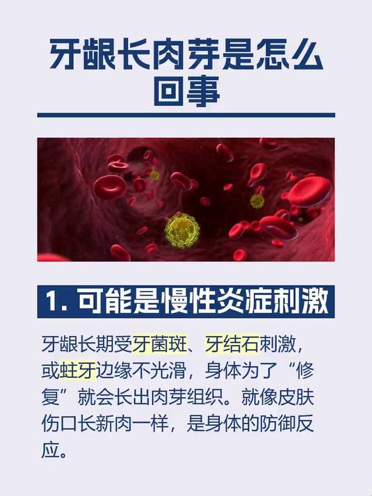 牙龈长肉芽是怎么回事