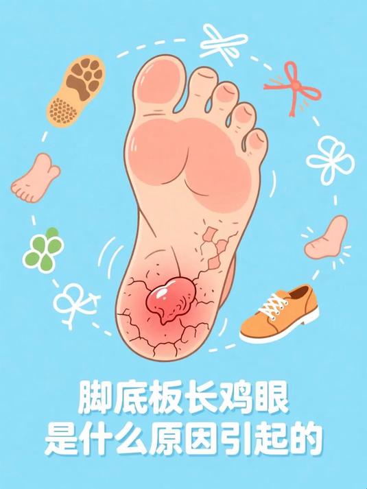 脚底板长鸡眼是什么原因引起的