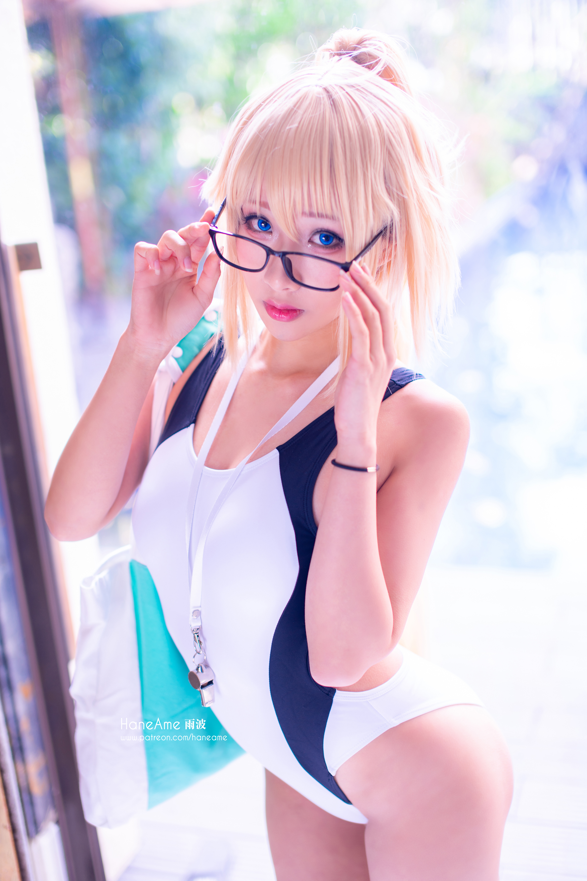 图片[9]-Hane Ame 雨波写真 NO.047 – 白贞泳装[8P+1V28M]-六色网