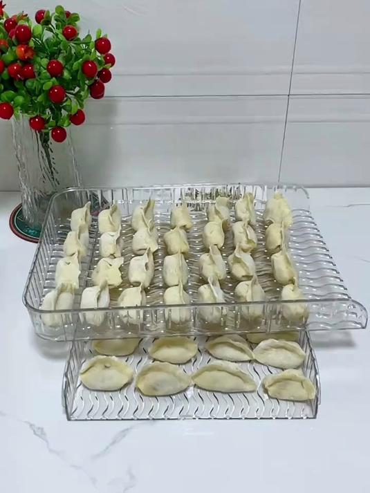 绝绝子水饺篦子可折叠收纳省空间蒸包子蒸饺多用超实用