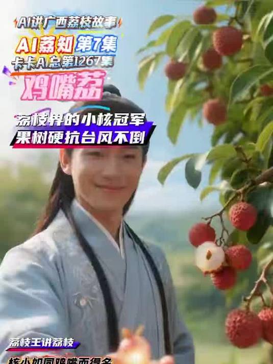 AI荔知 鸡嘴荔7集 AI讲广西荔枝故事