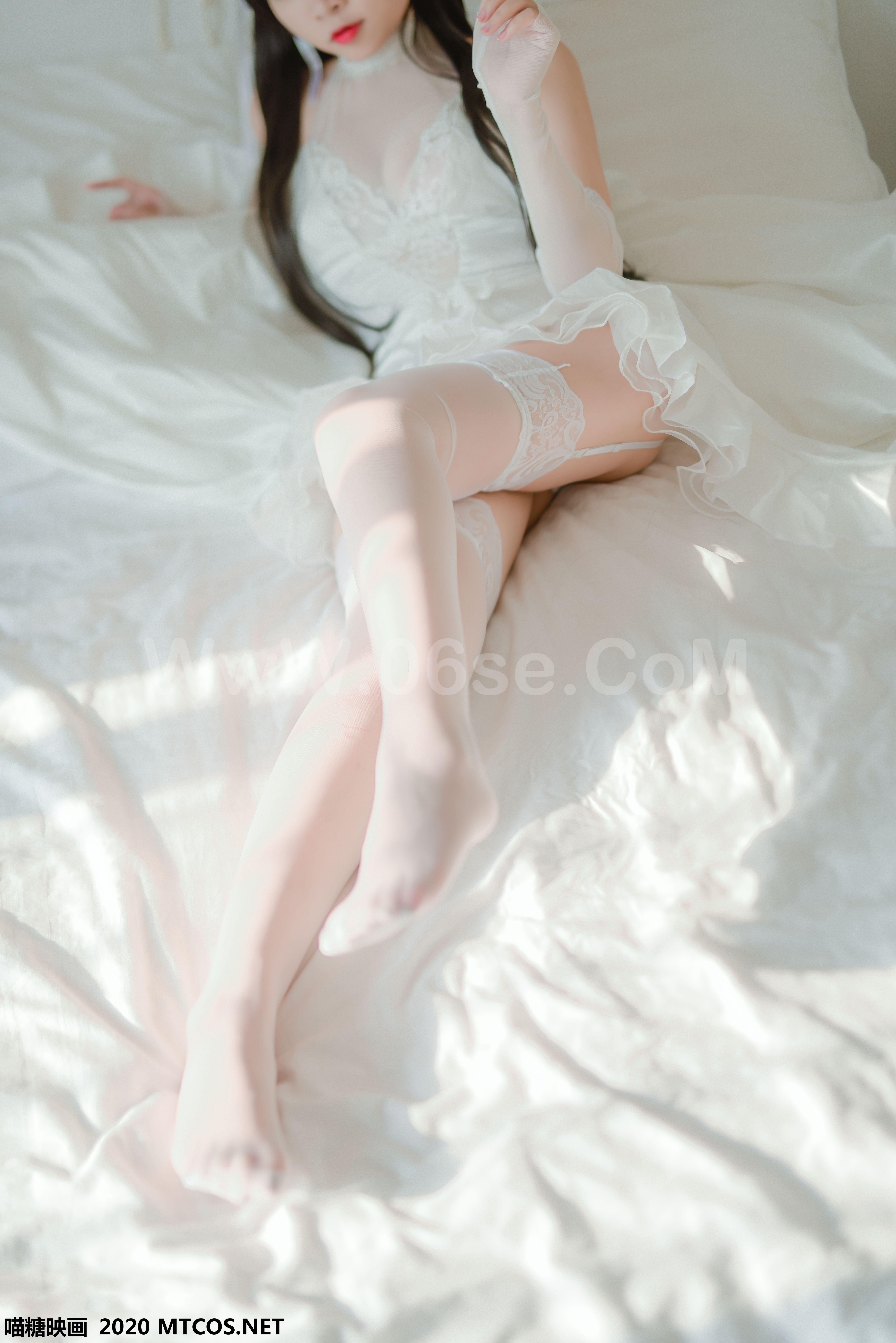 图片[20]-[MTCos] 喵糖映画 Vol.100 二佐Nisa 婚纱爱宕-六色网