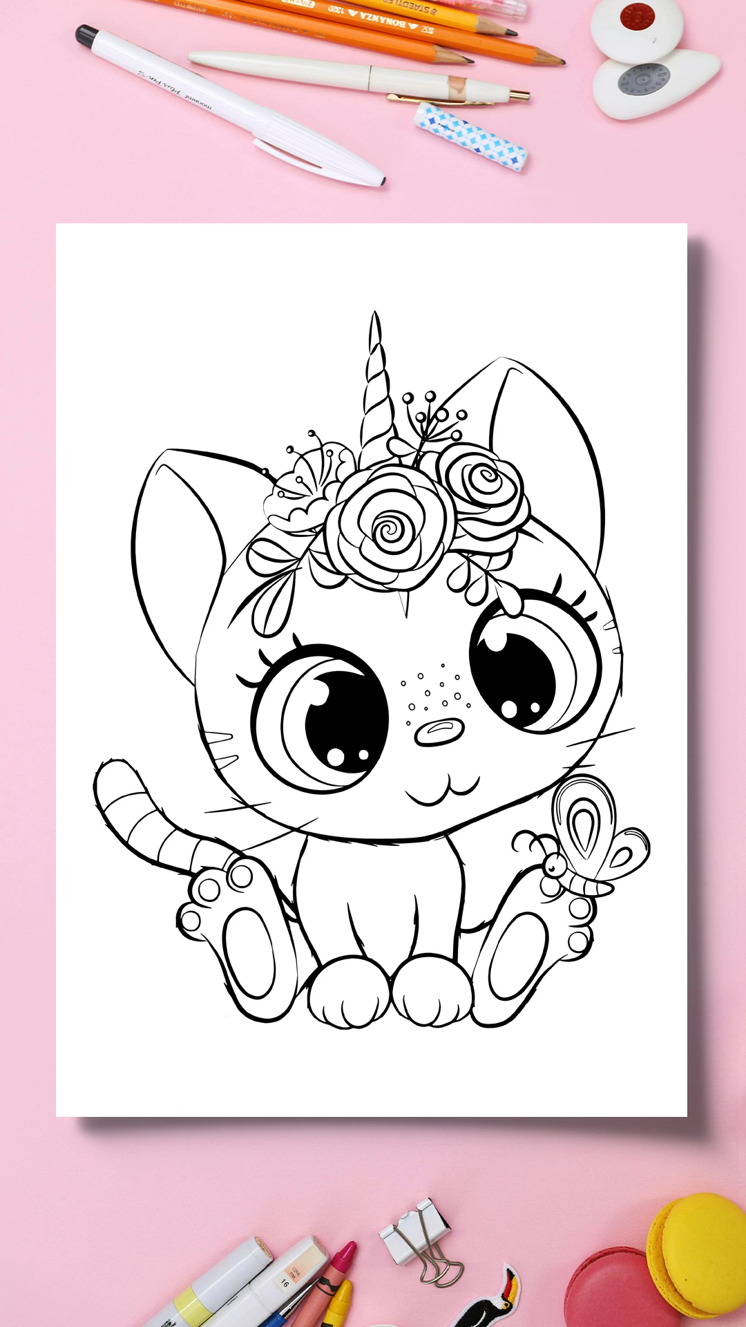 暑假了给孩子安排一些可爱的涂色练习卡吧#简笔画#幼儿园手工#儿童画#儿童画素材