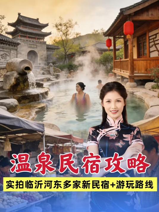 #花满春城我代言#临沂汤头温泉民宿旅游攻略来啦!
