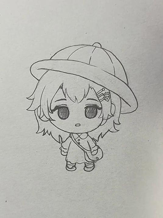 画小鼻嘎Q版人物