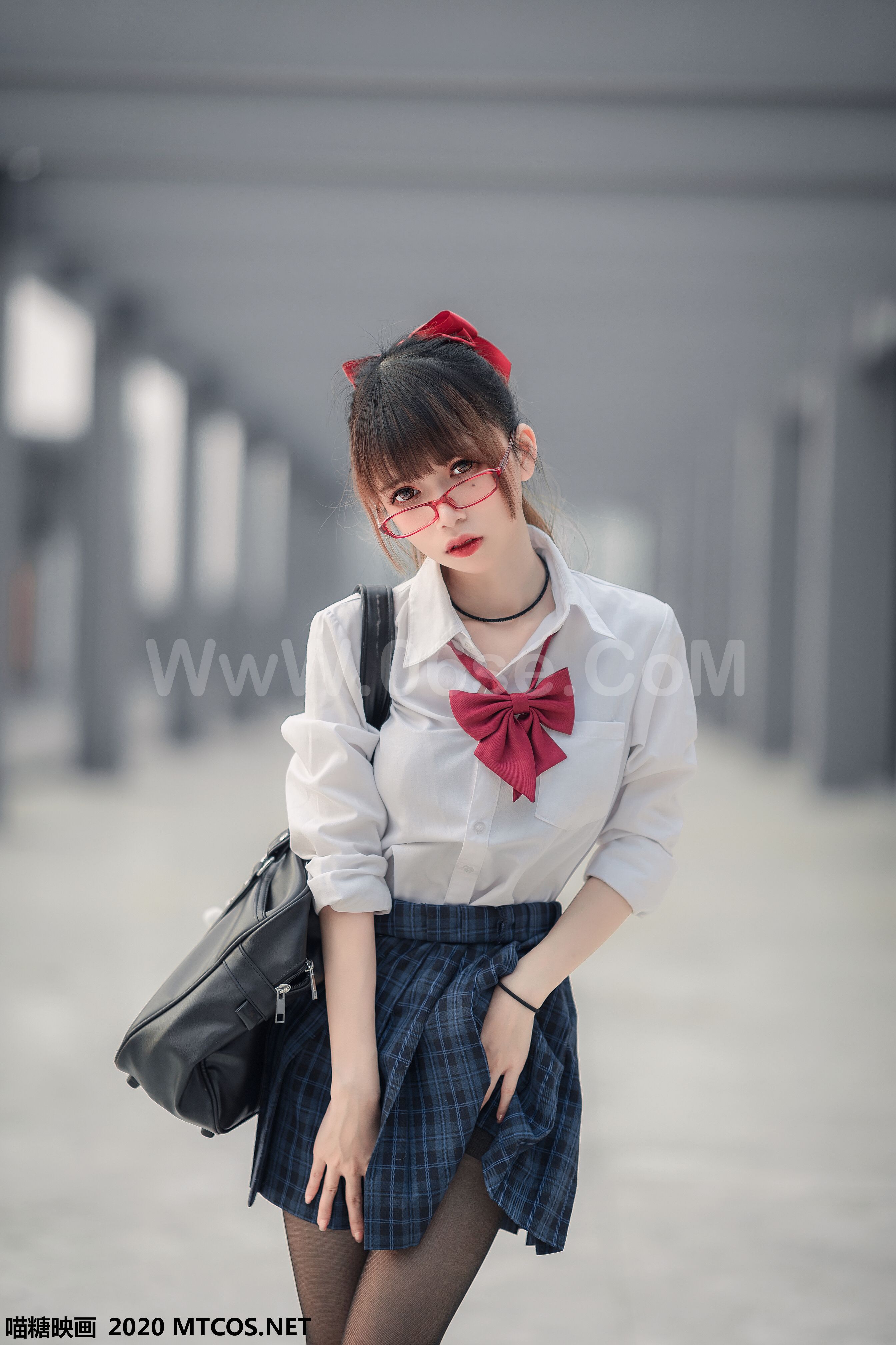 图片[40]-[MTCos] 喵糖映画 Vol.098 渡边爻爻爻子 JK制服少女-六色网