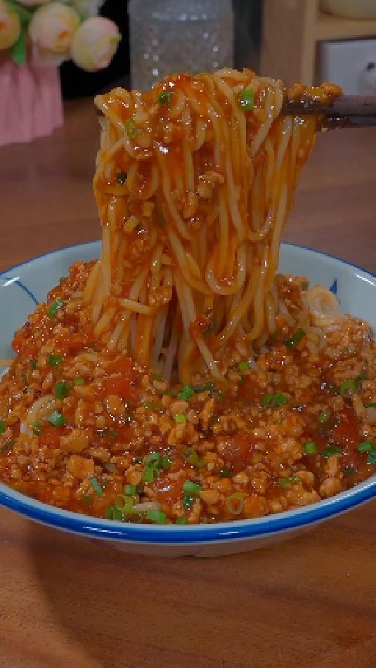 番茄肉酱面的做法