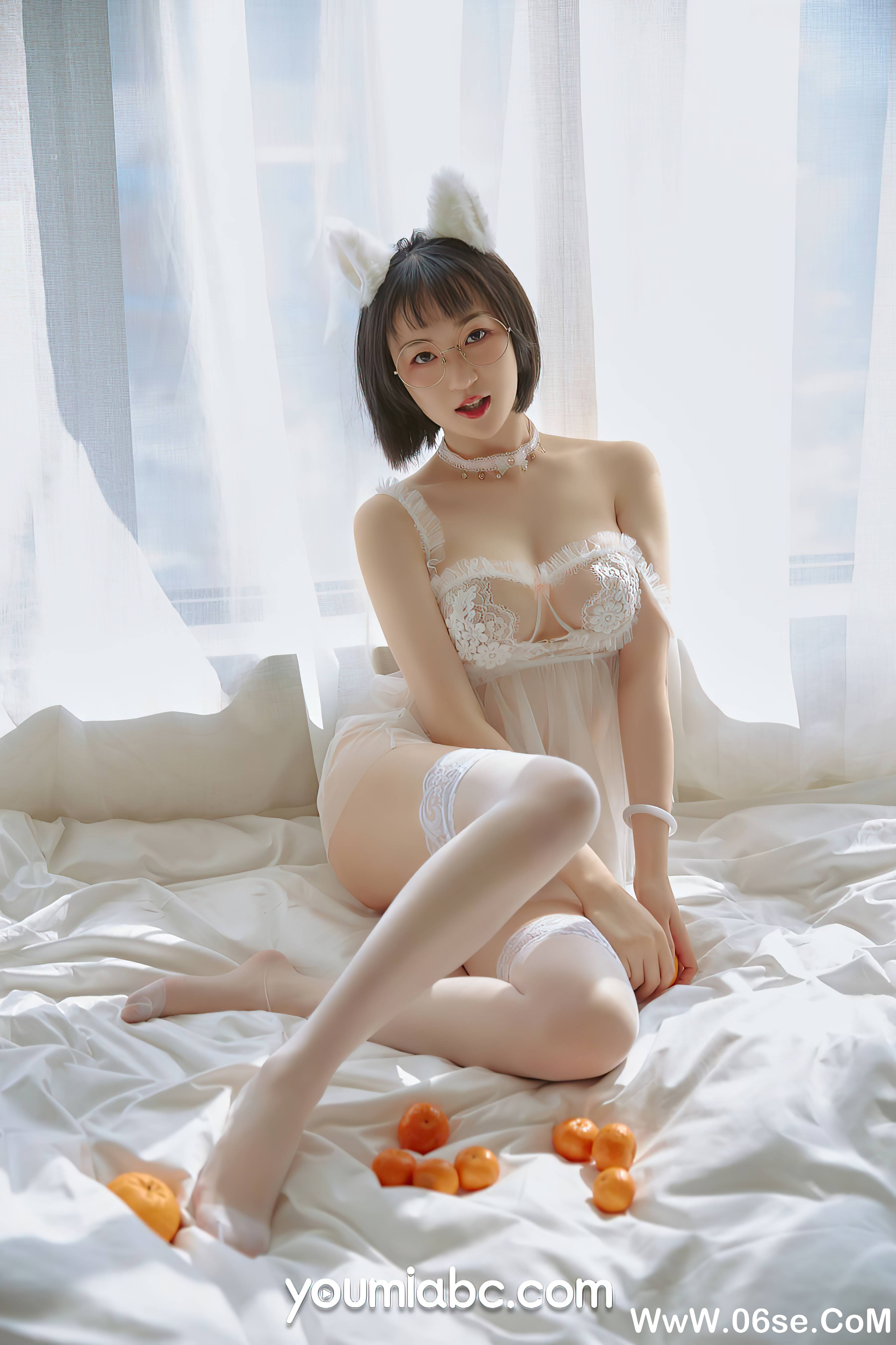 图片[8]-[YouMi尤蜜] 2021.07.15 猫系女孩饲养法则 龙女宝宝[32+1P540M]-六色网