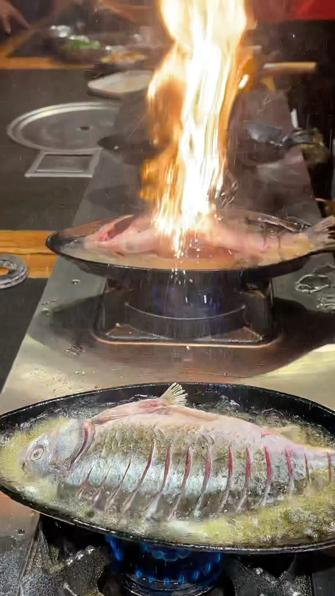 烧烤教程烤鱼铁板