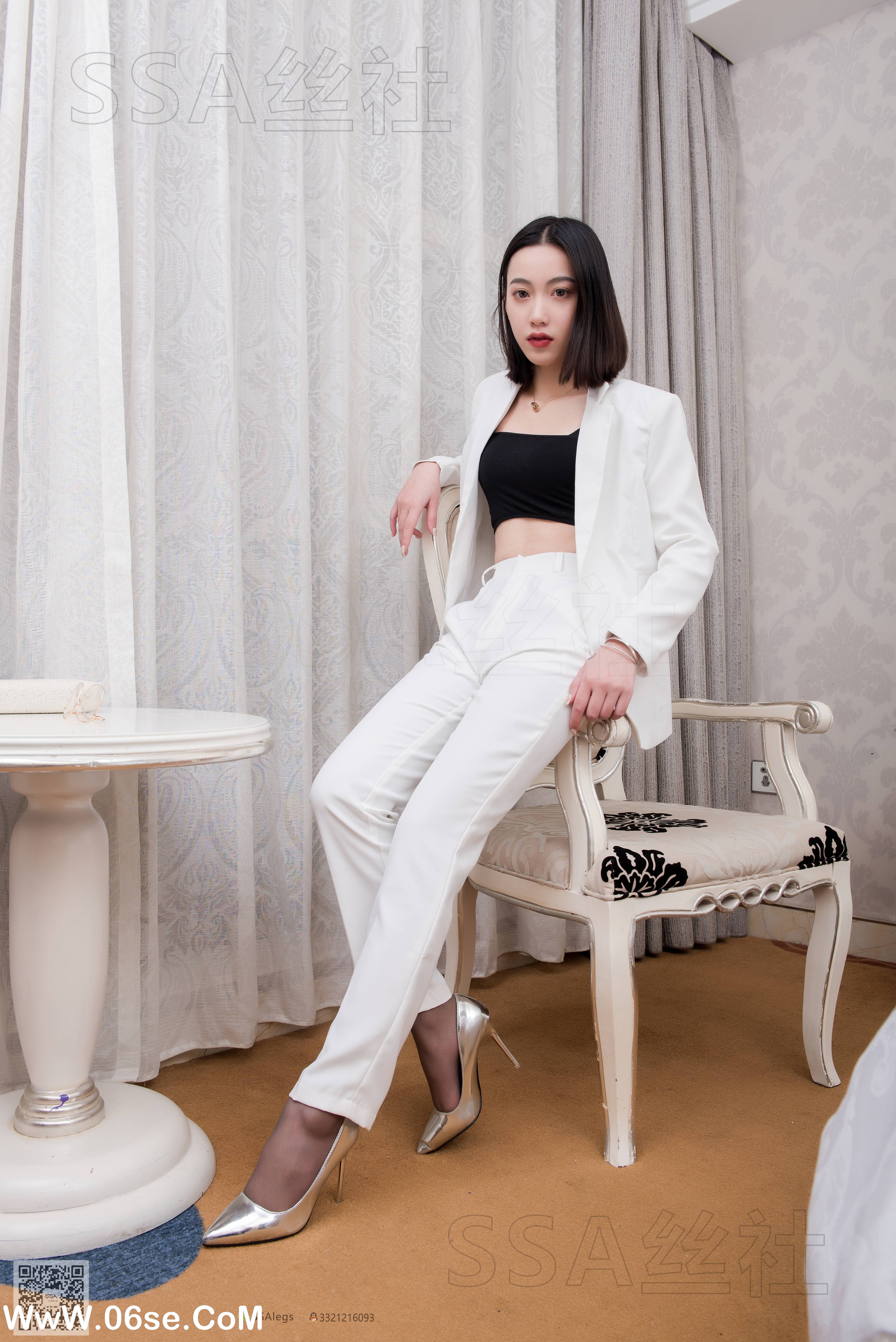 图片[64]-[SSA丝社] NO.065 大大 白西装裤里丝[123P1.64G]-六色网