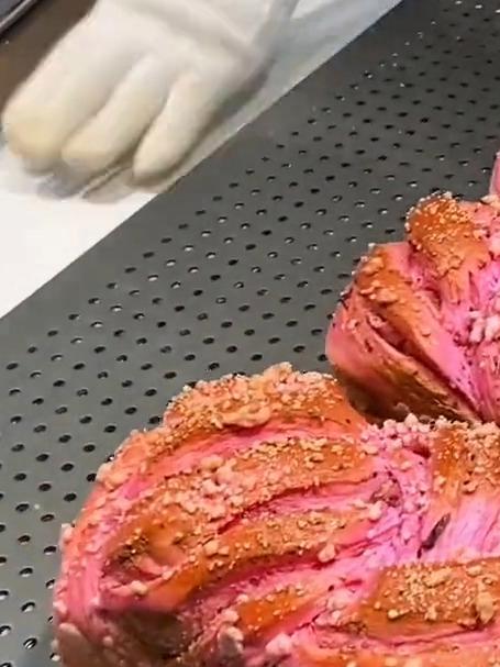 火龙果吐司 烘焙 烘焙培训 烘焙教学