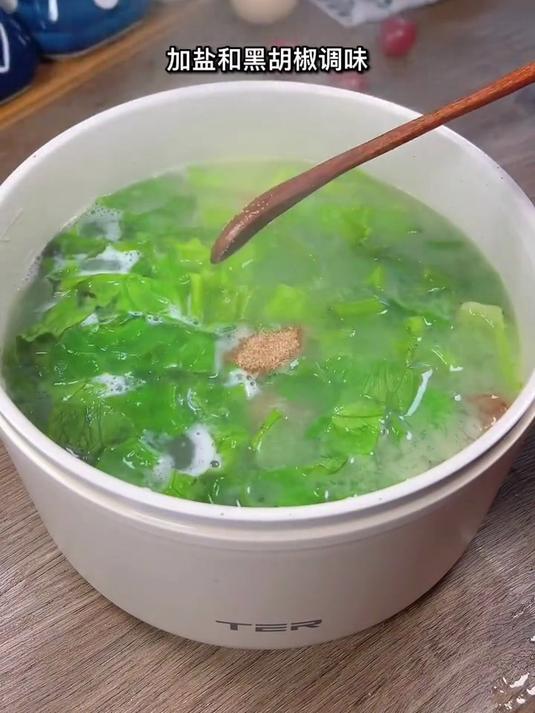 这样做的生菜鸡蛋汤,味道鲜美,做法简单还低卡