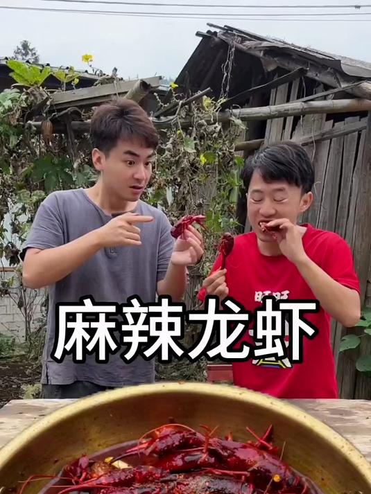 美味的麻辣小龙虾 自己去田里捉 好吃又好玩啊