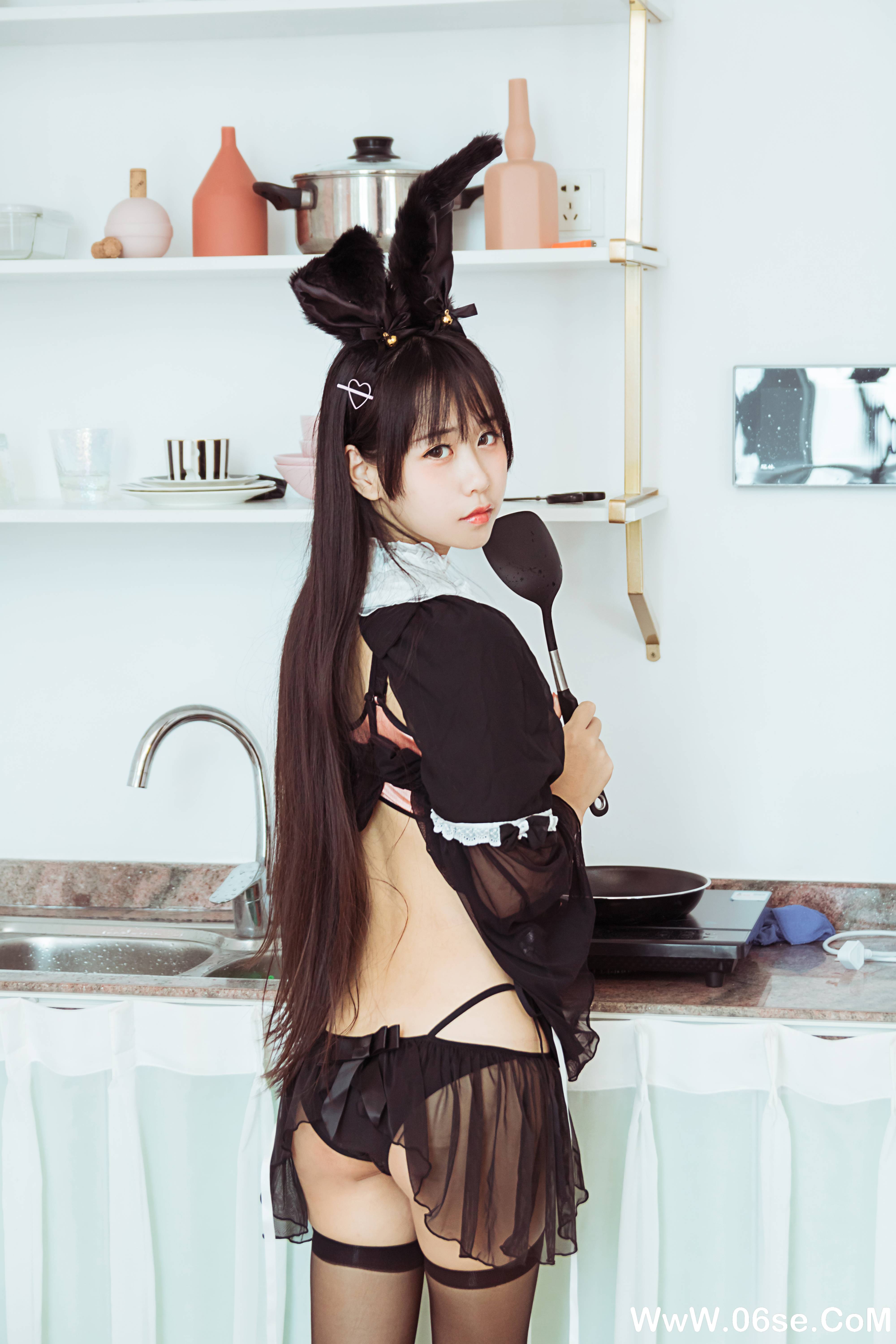 图片[6]-[YALAYI雅拉伊] 2020.04.26 NO.616 甜酱吖《今晚穿了女仆装》[43P+1P428M]-六色网